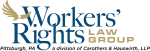 Workers' Rights Law Group logo with eagle.